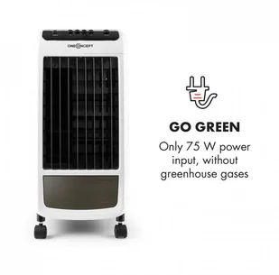 Wentylator OneConcept OneConcept Caribbean Blue schładzacz odświeżacz powietrzawentylator 70W czarny ACO3-CarribeanBlueB - Wentylatory - miniaturka - grafika 3