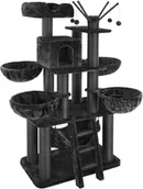 Drapaki dla kotów - tectake Drapak dla kota Gismo - czarny 403328 - miniaturka - grafika 1