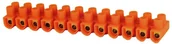 Kostki, złączki, wtyczki - Simet Listwa zaciskowa gwintowa termoplastyczna LTF 12X6 MM2 pomarańczowa 21412108 - miniaturka - grafika 1