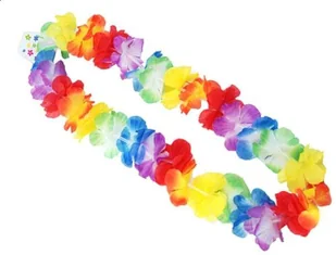 PartyDeco Naszyjnik hawajski mix 0,9m LH3 - Gadżety dla niej i dla niego - miniaturka - grafika 3