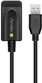 Kable komputerowe i do monitorów - Techly Kabel Przedłużacz Aktywny USB 2.0 IUSB-REP220TY3 362220 - miniaturka - grafika 1