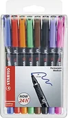 Foliopisy - Stabilo Boss Executive Textmarker, czarny 8 szt. etui 843/8 - miniaturka - grafika 1
