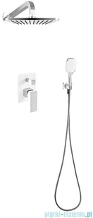 Omnires Parma zestaw podtynkowy natryskowy chrom/biały SYSPM16ACRB | - Baterie podtynkowe Omnires Parma zestaw podtynkowy natryskowy chrom/biały SYSPM16ACRB | - Baterie podtynkowe - miniaturka - grafika 1