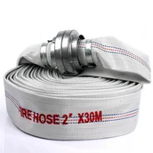 Węże ogrodowe i zraszacze - Wąż Strażacki 52mm 2 cale 30m + Szybkozłącza - miniaturka - grafika 1