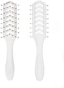 Szczotki i grzebienie do włosów - Denman D200 szczotka szkieletowa z otworem wentylacyjnym, biała - miniaturka - grafika 1