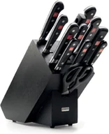 Noże kuchenne - Wüsthof Zestaw noży z czarnym blokiem, z temperówką i nożyczki 13dílná Klasyczny - miniaturka - grafika 1