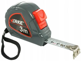 Miara zwijana 3mx16mm biała taśma magnes - Poziomice, łaty, miary - miniaturka - grafika 3