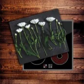 Akcesoria i części AGD - Kuba Grafik Szkło na płytę indukcyjną - Kwiaty 15 KG-b_g_8m1bo0g-0236 - miniaturka - grafika 1