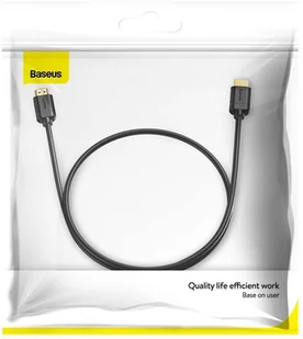 Baseus Kabel HDMI 2.0 4K 60Hz 3D HDR 18Gbps 3m czarny) 10059X1 - Adaptery i przejściówki - miniaturka - grafika 8