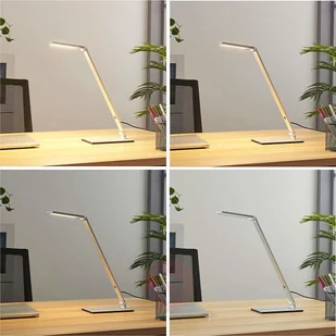 Lampenwelt com Resi ściemniana lampka biurkowa LED - Lampy stojące - miniaturka - grafika 2