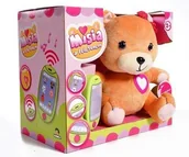 Zabawki interaktywne dla dzieci - Madej Misia z telefonem GXP-746022 - miniaturka - grafika 1