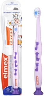 Elmex Szczoteczka dla dzieci 0-3 lat z przyssawaką+pasta 12ml różowa NN-KEL-CEAZ-003 - Szczoteczki do zębów dla dzieci - miniaturka - grafika 2
