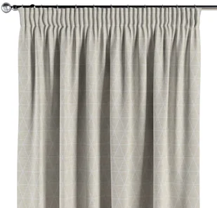 Dekoria pl pl Zasłona na taśmie marszczącej 1 szt. trójkąty na beżowo-lnianym tle 1szt 130 × 260 cm Sunny 300-143-49 - Zasłony Dekoria pl pl Zasłona na taśmie marszczącej 1 szt. trójkąty na beżowo-lnianym tle 1szt 130 × 260 cm Sunny 300-143-49 - Zasłony - miniaturka - grafika 1