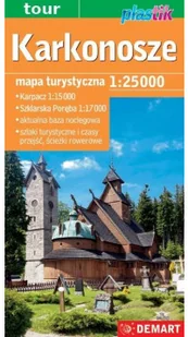 Karkonosze mapa turystyczna plastik Nowa - Nauki przyrodnicze - miniaturka - grafika 2