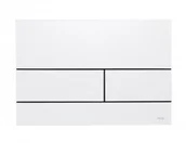 Przyciski spłukujące - TECE 9240834 TECEsquare II przycisk spłukujący z metalu do WC biały matowy - miniaturka - grafika 1