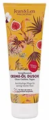 Kosmetyki do kąpieli - Jean & Len rozpieszczający olejek kremowy pod prysznic olejek arganowy/fig, 250 ml - miniaturka - grafika 1