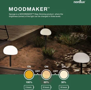 Nordlux Lampa stojąca LED Sponge floor na taras - Lampy ogrodowe - miniaturka - grafika 4