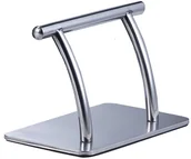 Meble fryzjerskie - Calissimo Podnóżek Fryzjerski INOX Podstawa Antypoślizgowa FR000 - miniaturka - grafika 1