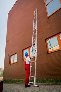 Krause 996 Drabina aluminiowa 3x11 CORDA wysokość robocza 7,25m) 99677129 77129-uniw - Drabiny - miniaturka - grafika 13