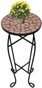 vidaXL Kwietnik, stolik z mozaikowym blatem - Kwietniki - miniaturka - grafika 4