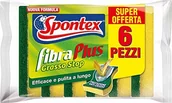 Ściereczki, gąbki, czyściki - Spontex ściereczka do czyszczenia na talerze Fibra Plus X6 - miniaturka - grafika 1