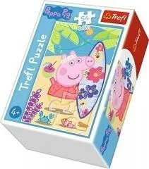 Trefl Puzzle 54 mini Wesoły dzień Świnki Peppy 2 - Puzzle - miniaturka - grafika 3