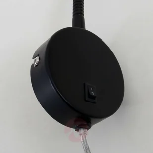 Briloner Kinkiet LED 2082 z elementem ściennym, czarny - Lampy ścienne - miniaturka - grafika 3