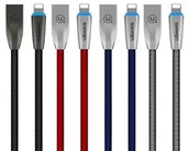 Kable komputerowe i do monitorów - USAMS USAMS Kabel pleciony U-Light Lightning 1,2m szary (IPZSUSB02) - miniaturka - grafika 1