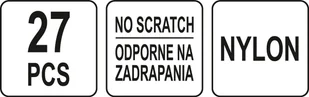 Yato ZESTAW ŚCIĄGACZY DO TAPICERKI 27 CZĘŚCI YT-08443 - Narzędzia warsztatowe - miniaturka - grafika 6