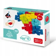 Zabawki sensoryczne - Klocki Soft Miękkie Gumowe 100 Elementów Askato - miniaturka - grafika 1