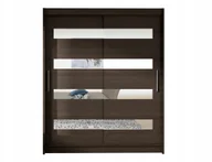 Szafy - Szafa Przesuwna do sypialni z Lustrem Pesto XIII - miniaturka - grafika 1