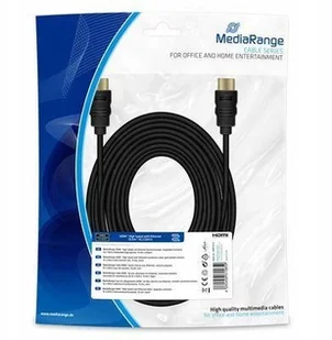 MediaRange Kabel HDMI MediaRange MRCS212 HDMI/HDMI with Ethernet , 10.0m, czarny MRCS212 - Kable - miniaturka - grafika 2