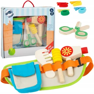 Small Foot 11050 Frisiergürtel mit reichhaltigem Zubehör, für Kinder ab 3 Jahren Spielzeug, Mehrfarbig 11050 - Zabawki kreatywne - miniaturka - grafika 2