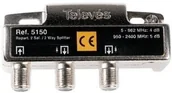 Rozgałęźniki i multiswitche do TV-SAT - Televes Rozgałęźnik 5...2400MHz F 2D 5150 - miniaturka - grafika 1