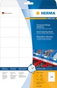 Folie do drukarek - Herma Etik. strapazierf. A4 wei 70x37 mm Folie 600 St. - 4695 - miniaturka - grafika 1