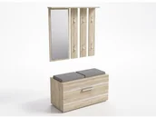 Meble do przedpokoju - Topeshop Garderoba TOPESHOP Opal II, beżowa, 180x85x41 cm - miniaturka - grafika 1