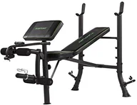Ławki treningowe - TUNTURI WB40 Compact width Weight Bench ławeczka do podnoszenia ciężarów, czarny, 1 17TSWB4000 - miniaturka - grafika 1