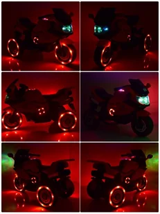 Super-Toys DUŻY MOTOR ŚCIGACZ STRONG 2 EXCLUSIVE/518 DLX-518-CZERWONY - Pojazdy elektryczne dla dzieci - miniaturka - grafika 19