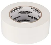 Taśmy klejące - Fixman FIXMAN 190229 bardzo wytrzymała tkanina-taśmy klejącej 50 MM X 50 m, biały 190229 - miniaturka - grafika 1