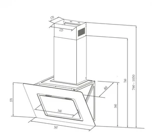 Klarstein Sofia 60 Czarny (DSM-Sofia-60BL) - Okapy kuchenne - miniaturka - grafika 9