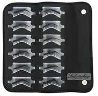 Akcesoria i kosmetyki do stylizacji brwi - KRYOLAN 12 EYEBROW STENCILS - Zestaw 12 szblonów do brwi w etui - ART. 3064 - miniaturka - grafika 1