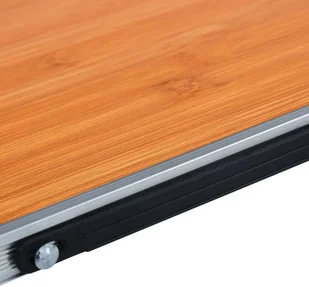 VidaXL Składany stolik turystyczny, brązowy, aluminiowy, 60x40 cm 48186 VidaXL - Meble turystyczne - miniaturka - grafika 6