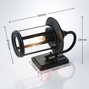 Lindby Lindby Zayn kinkiet zewnętrzny przezroczyste szkło - Lampy ogrodowe - miniaturka - grafika 4