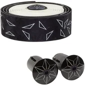 Kierownice rowerowe - SUPACAZ SUPACAZ BT-60 owijka na kierownicę SUPER STICKY FADEW czarno-biała - miniaturka - grafika 1