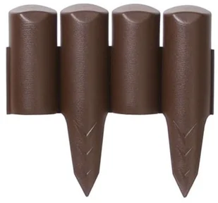 Palisada ogrodowa ciemnobrązowy, 250 cm - Ogrodzenia - miniaturka - grafika 3