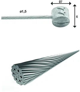 XLC XLC BR-X85 Inner Brake Cable 1,5mm 900mm 2021 Linki i osłonki hamulcowe 2500365000 - Hamulce rowerowe XLC XLC BR-X85 Inner Brake Cable 1,5mm 900mm 2021 Linki i osłonki hamulcowe 2500365000 - Hamulce rowerowe - miniaturka - grafika 1