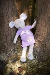 Ragtales Pluszowa mysz Ragtales - Lily 35 cm 217_946 - Grzechotki dla dzieci - miniaturka - grafika 2