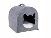 Legowiska dla kotów - Domek dla kota z filcu - 2w1 Hygge - miniaturka - grafika 1