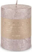 Świece - Art Pol Pol Pl Rose Gold Świeca Rustic Metalic Walec Mały 134766 - miniaturka - grafika 1