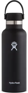 Hydro Flask Hydro Flask bidon Standard Mouth 18oz 532ml) black - Shakery i bidony sportowe - miniaturka - grafika 3